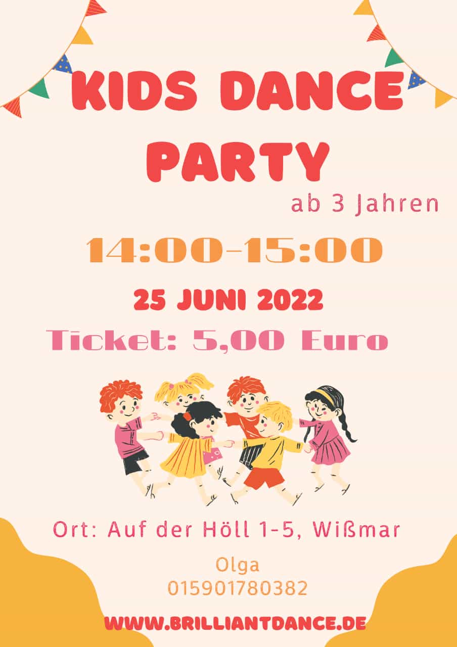 Flyer Kids Dance Party